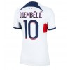 Paris Saint-Germain Ousmane Dembele #10 Bortatröja Dam 2023-24 Korta ärmar